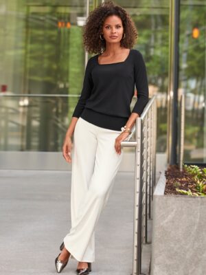 Beyond Travel Palazzo Pant Ivory Coast