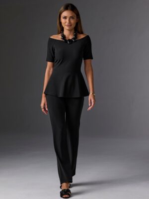 Beyond Travel High Rise Pant Jet Black