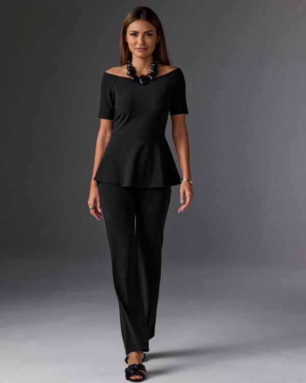 Beyond Travel High Rise Pant Jet Black