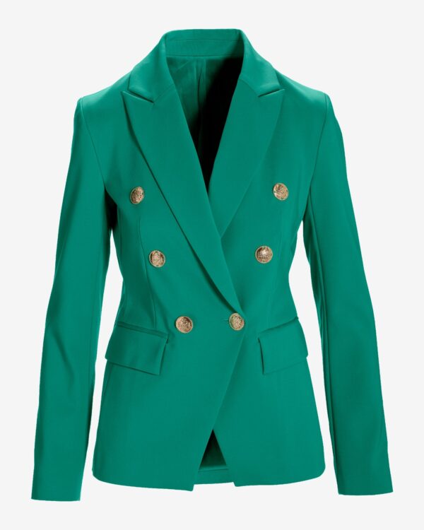 Modern Double-Breasted Blazer Parakeet - Image 2
