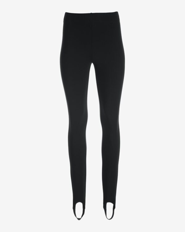 Aspen Ponte Knit Pull On Stirrup Legging Black - Image 2