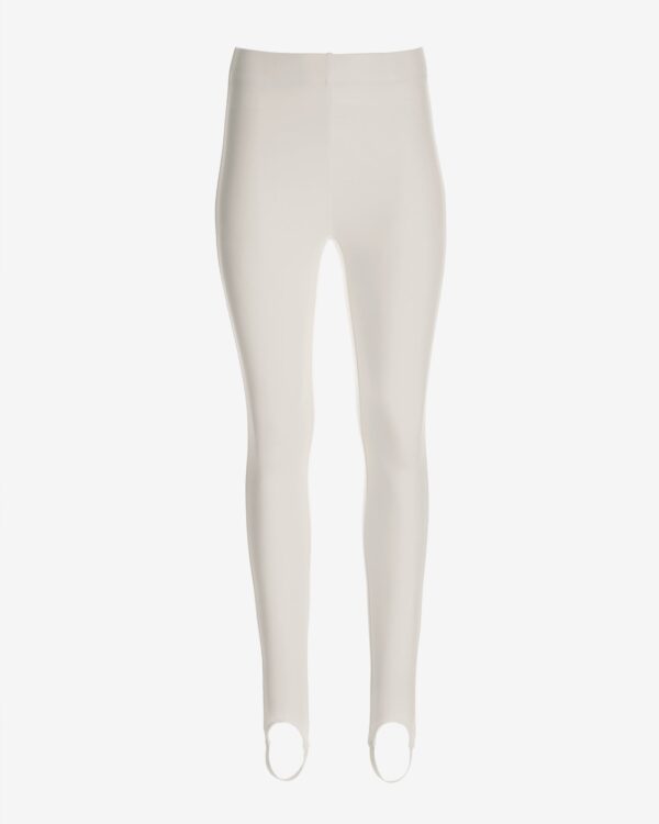Aspen Ponte Knit Pull On Stirrup Legging Off White - Image 2