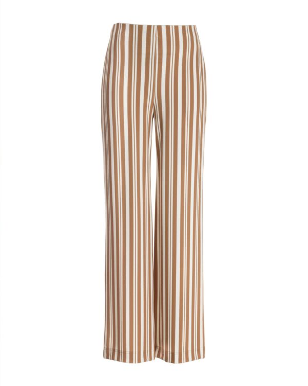 Beyond Travel Camel Stripe High Rise Palazzo Pant Camel - Image 2