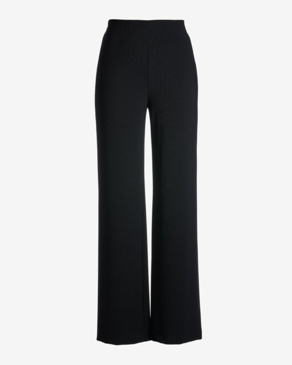 High Rise Palazzo Pant Jet Black - Image 2